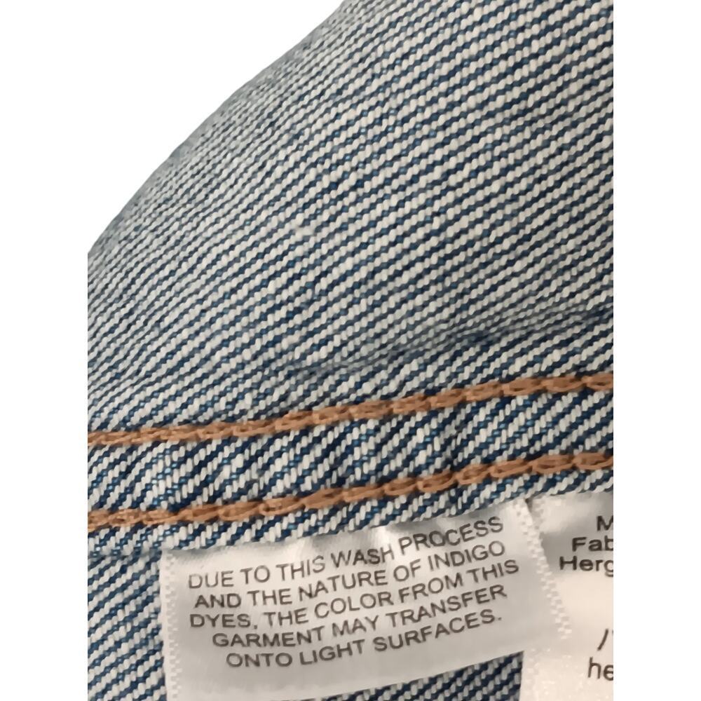 New J.Crew Women’s Utility Workwear Jeans Blue Size 31 Cropped Straight Leg - Picture 9 of 13